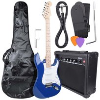 Gitara elektryczna Stratocaster NN EG BLU + wzmacniacz NN