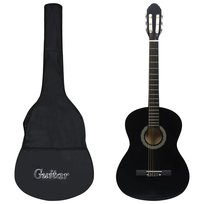 Gitara klasyczna dla początkujących, 4/4, 39", z pokrowcem VidaXL