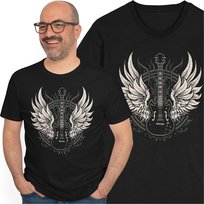 Gitara Koszulka Dla Gitarzysty Muzyka Rock Metal GILDAN