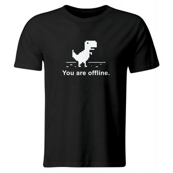 GiTees, Koszulka męska, You Are Offline, Czarna, rozmiar M - GiTees
