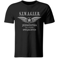 GiTees, Koszulka Szwagier Jednostka do Zadań Spacjalnych. Koszulka na prezent dla Szwagra, rozmiar L GiTees