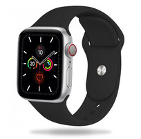GK PROTECTION, Silikonowa opaska do Apple Watch 1/2/3/4/5/6/7/SE (38/40/41 mm), czarny