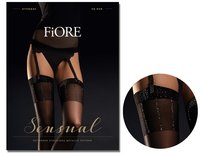 Gładkie Matowe Czarne Pończochy Damskie Hypnose Black 4 FiORE