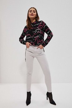 Gładkie spodnie-XS - Moodo