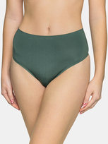 Gładkie stringi M zielony