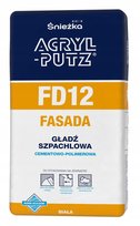 Gładź szpachlowa FD12 fasada na zewnątrz 5 kg Śnieżka
