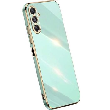 GLAMOUR ELECTRO pancerne etui pokrowiec + ochrona aparatu Samsung Galaxy A34 5G miętowy - Bestphone