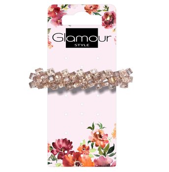 Glamour Spinka automatyczna do włosów z kryształkami - Glamour