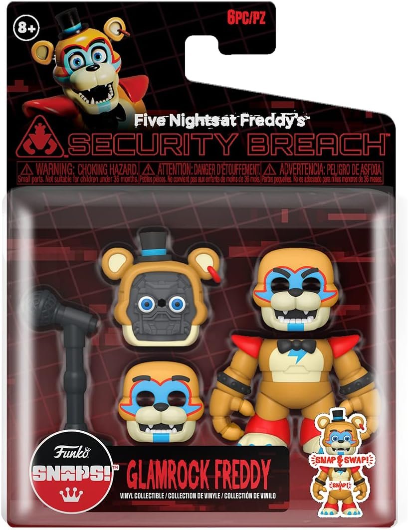 Glamrock Freddy Five Nights At Freddy'S Fnaf Funko Snaps