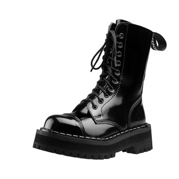 glany ALTERCORE czarne 10-dziurkowe (353 VEGAN BLACK PATENT)-41 - Inna marka