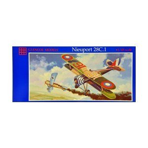Фото - Збірна модель Glencoe Models, model plastikowy - Samolot Nieuport 28C.I - Glencoe Models