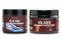 Glicyna Proszek TRYPTOFAN i KOLAGEN wołowy Witamina C || Skoczylas