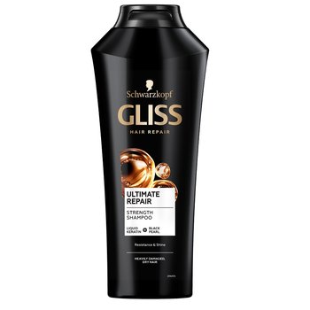 Gliss Kur, Ultimate Oil Elixir, szampon do włosów zniszczonych i przesuszonych, 250 ml - Gliss