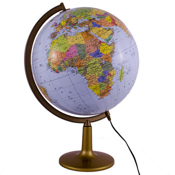 Globus polityczno-fizyczny podświetlany kula 42 cm, Zachem