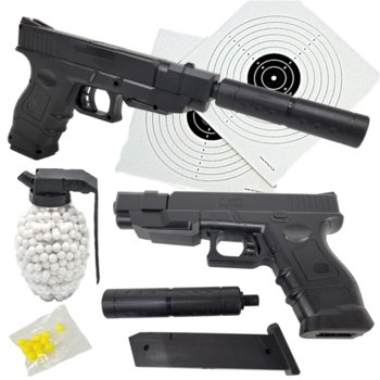Glock 18 Policyjny Pistolet Na Kulki+ Granat 800 Szt. - Inna marka