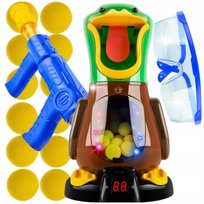 GŁODNA KACZKA STRZELANIE DO CELU PISTOLET KULKI ZABAWKA GRA ZRĘCZNOŚCIOWA, XPart