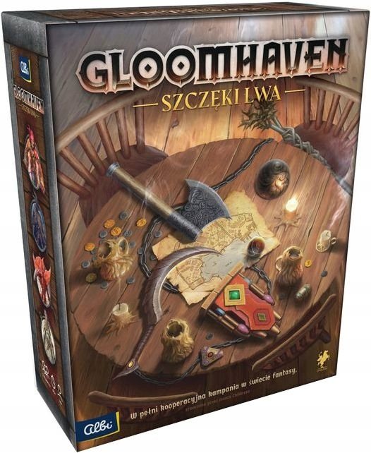 GLOOMHAVEN SZCZĘKI LWA Polska Edycja Albi, Albi, gra planszowa