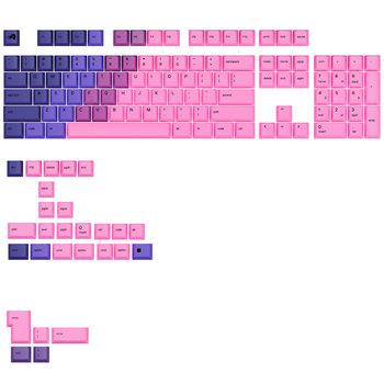 Glorious GPBT Gradient Keycaps, ANSI Layout (US), PBT, Dye-Sub, Nebula - Glorious PC Gaming Race