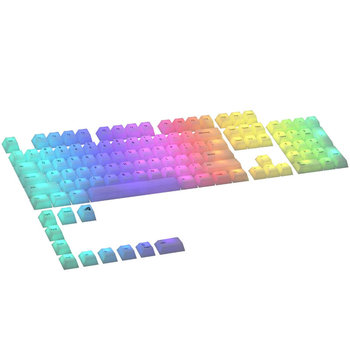 Glorious Polychroma RGB Keycaps, 115 Keycaps, ANSI, Layout US, semi-transparent - Glorious PC Gaming Race