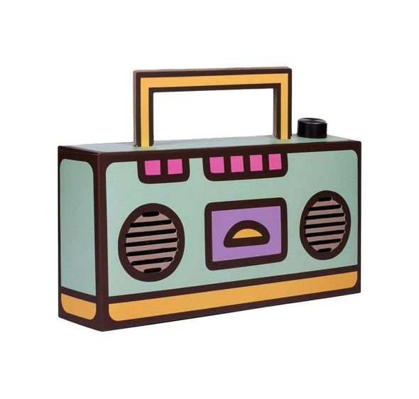 Głośnik bezprzewodowy DIY Pusheen Boombox radio składane kartonowe