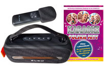 GŁOŚNIK bezprzewodowy + Mikrofon + Karaoke POLSKIE PRZEBOJE
