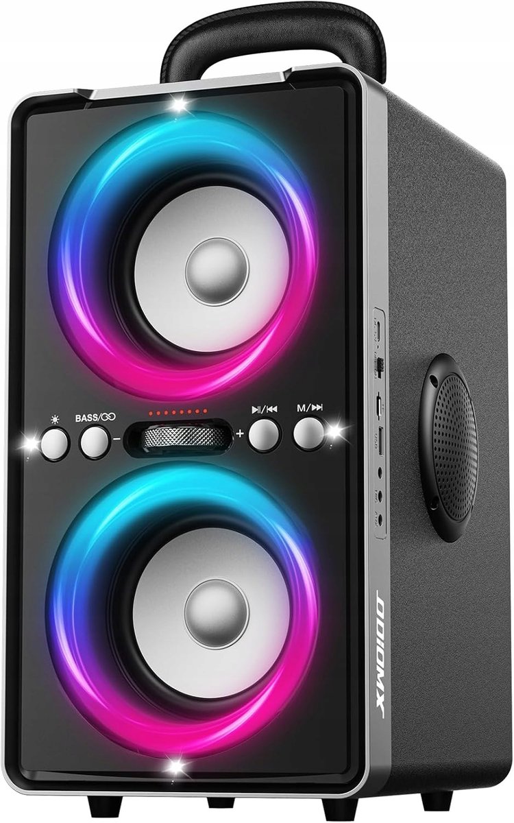 Głośnik Bluetooth ODIOMX DF-01 200W LED, TWS, 15H, super bas