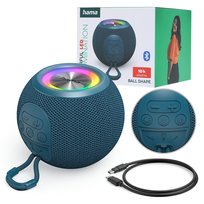 Głośnik Bluetooth Przenośny MOBILNY Hama BALLSHAPE niebieski bezprzewodowy
