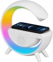 Głośnik Bluetooth z podświetleniem RGB ładowarka indukcyjna lampka LED Inna marka