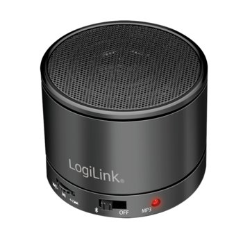 Głośnik Bluetooth z Radio FM i Odtwarzaczem MP3, Czarny - LogiLink - LogiLink