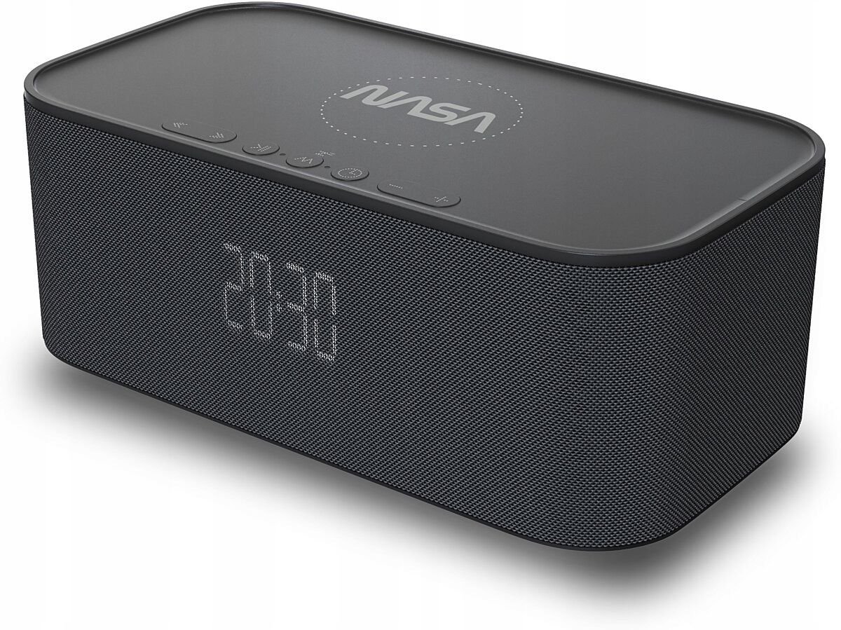 Inny producent Głośnik Bluetooth Zegar Ładowarka Indukcyjna Qi Nasa Spc800 Alarm Budzik / Nasa Spc800