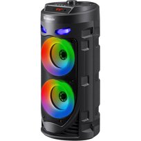 Głośnik Defender CRASHBOOM Bluetooth 16W MP3/FM/SD/USB/AUX/TWS/LED/MIC/LCD KARAOKE czarny + mikrofon + pilot Inna marka