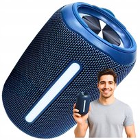 GŁOŚNIK WYSOKOTONOWY BLUETOOTH PRZENOŚNY BEZPRZEWODOWY KARAOKE MOCNY BASS