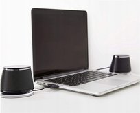 Głośniki komputerowe czarne USB Amazon Basics Amazon