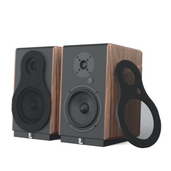 Głośniki półkowe kolumny podstawkowe Laudberg M1 2.0 do telewizora 120W HDMI ARC - Manta