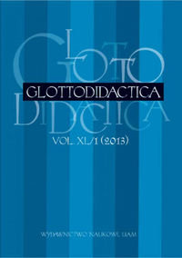 Glottodidactica vol. XL/1 (2013) - Opracowanie zbiorowe