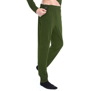 Glovii, Ogrzewane spodnie, zielony, rozmiar M - Glovii