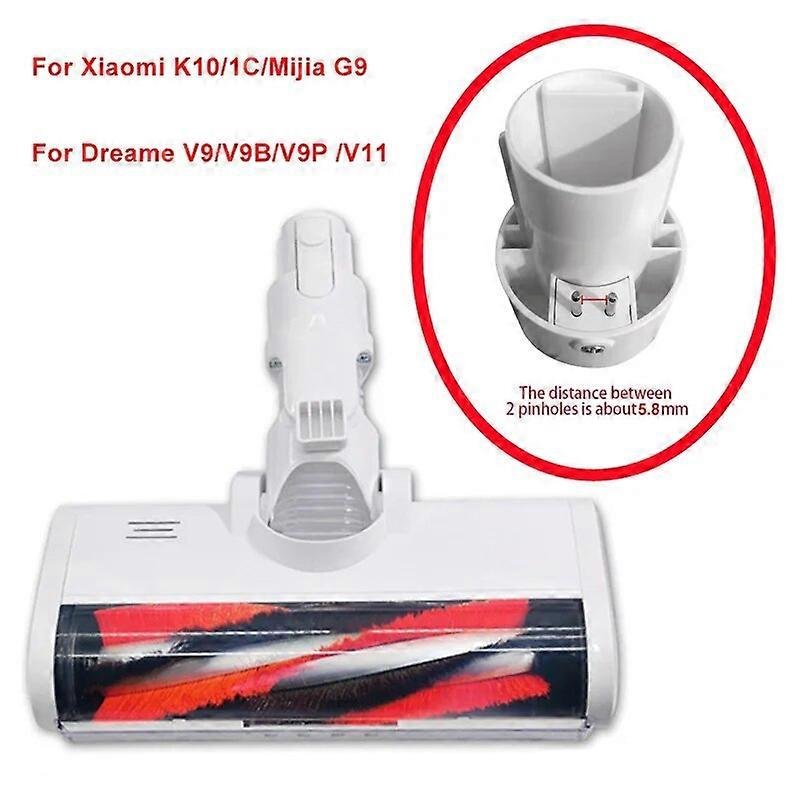 Elektrische opzetborstel Rolborstel Compatibel met Xiaomi Dreame V8/V9B/V9P/ V10/V11/G9 Compatibel met Xiaomi K10/G10 Compatibel met Xiaomi 1C Stofzuigeronderdelen (Color : 9mm needle pitch