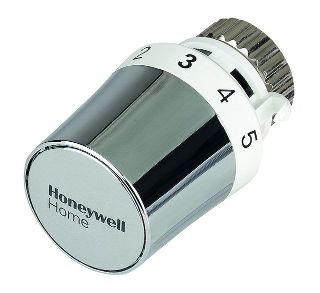 Фото - Охоронний датчик Honeywell Głowica termostatyczna Thera-5 biała-chrom 