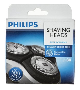 Głowice golące PHILIPS SH30/50, 3 szt. - do serii 1000 3000 SW3700 wymienne ostrza do golarki męskiej shaving head replacement - Philips