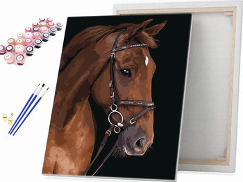 Gniady koń - Malowanie po numerach - Beliart