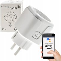 Gniazdko Wifi Tuya Watomierz Timer Kontakt Smart Lewer