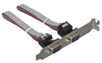 Gniazdo na śledziu DELOCK 89268, 2 x COM (DB9) - Delock