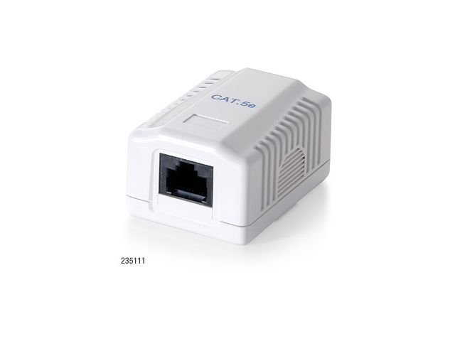 Gniazdo natynkowe EQUIP, 1x RJ45