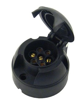 Gniazdo Przyczepy Samochodowe Haka Plastik 7 PIN - carcommerce