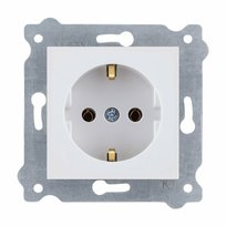 Gniazdo z uziemieniem Exen Schuko 2p+e Exen Biały