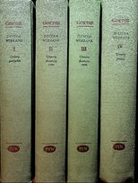 Goethe Dzieła wybrane Tom I do IV Goethe Johann Wolfgang