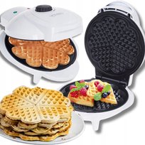 Gofrownica 1000W Waflownica Chrupiące Gofry Serca Regulowana