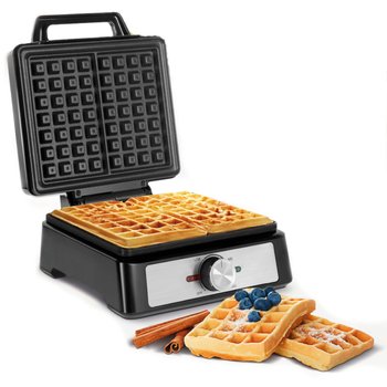 Gofrownica 2 gofry 1600W inox regulacja mocy Teesa - TEESA