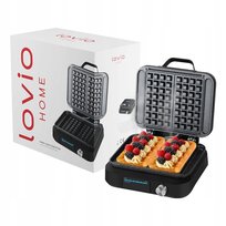 Gofrownica Lovio LVWF002BK 1500W Termostat 6 poziomów wypieczenia lovio