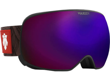 Gogle Majesty The Force Spherical Black Ultraviolet  + Szybka Citrine 2023 - Majesty